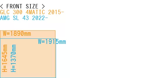 #GLC 300 4MATIC 2015- + AMG SL 43 2022-